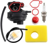 Carburetor Kit for Briggs & Stratton 300E 450E 550E 575E 600E CARB Engine 08P502 09P602 125CC 140CC Series Lawn Mower Engine Parts and Air Filter Spark Plug