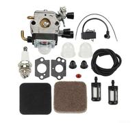 Carburetor Kit FS75 pour fs80 FS85 Trimmer Replacement Parts | Fits FS75, pour fs80, FS85 trimmers, includes fuel line, gaskets, pour primer bulbs for easy install