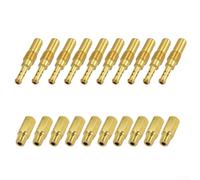 Carburetor Main Jet Kit 10Pcs Gold for pour oko pour cvk Carburetor | 10 main jets sizes 155-178, gold brass, 5mm thread, fits pour oko pour cvk carburetors, pour dirt bike tuning
