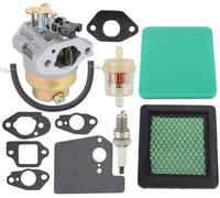 Carburettor with Gasket Air Filter Kit for Honda GCV135 for GCV160 GC135 GC160 Engine HRB216 HRR216 HRS216 HRT216 HRZ216 Replaces 16100-Z0L-023 Lawn Mower