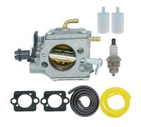 Carburionix 503280410 Kit carburateur pour tronçonneuse Husqvarna 395 395XP Walbro WJ WJ115 Type Pièce de rechange 501355101
