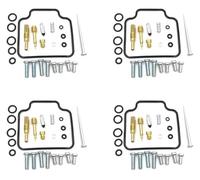 Carbus Kit pour CB750 Nighthawk 750 1991-2003 CB450S CBX550F CBX650E RC17 Kit Réparation Carburateur avec Joint Siège À Aiguille Flottante(4 Set a)