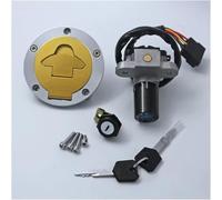 Carbus Kit pour Ducati ST2 1998-2003 pour ST4 2000-2002 pour Cagiva pour Mito125 Ensemble Couvercle Bouchon Réservoir Carburant Essence Verrouillage Commutateur(Complete Set)