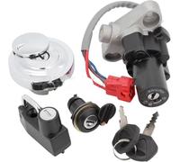 Carbus Kit pour V-Star pour Drag pour Star pour XVS400 pour XVS650 pour XVS1100 Serrure De Contacteur D'allumage Couvercle Bouchon Réservoir D'essence