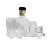 Carcane de vin, contenant du whisky à moitié décor de camion - 375 ml décanteur décoratif avec bouchon intéressant pour liqueur bière champagne organisant des fêtes de bar à la maison