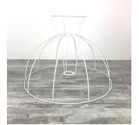 Carcasse Abat-Jour Cloche à Collerette 40 cm, Armature Dôme 12 branches en epoxy anticorrosion, pour E27 - Unique