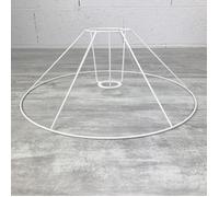 Carcasse Abat-Jour Conique 40 x 21 cm, Armature 6 branches, epoxy anticorrosion, E27 - Unique