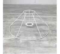 Carcasse Abat-Jour - LEALOO - Conique 30 cm - Epoxy Anticorrosion - E27 - 8 Branches