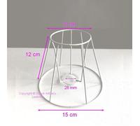 Carcasse Abat-Jour - LEALOO - Empire - 15 cm - Epoxy Anticorrosion - E14