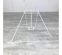 Carcasse Abat-Jour Pyramide 30x10,5x22,5 cm, Armature Lampe 4 Branches en epoxy anticorrosion, pour E27