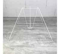 Carcasse Abat-Jour Pyramide 40x15x30 cm, Armature Lampe 4 Branches en epoxy anticorrosion, pour E27