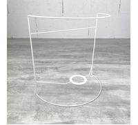 Carcasse Applique Demi-Rond murale 25x25 cm, en epoxy anticorrosion, pour E27, à décorer - Unique