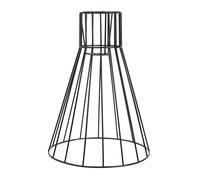 Carcasse D'abat-Jour Jupon Col Droit Noir