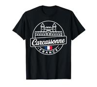 Carcassonne France Souvenir de Voyage rétro T-Shirt