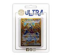 Carchacrok ex 260/182 Teracristal Secrète Gold - Ultraboost X Écarlate et Violet 4 - Faille Paradoxe Coffret de 10 Cartes Pokémon Françaises