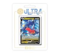 Carchacrok V 117/189 - Ultraboost X Epée et Bouclier 10 Astres Radieux - Coffret de 10 Cartes Pokémon Françaises