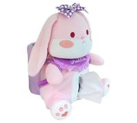 Carchone Boîte - Plux Animal 2 en 1 Poubelle, Porte-Tissus pour Mignon, décoration avec Fonction de Stockage, Accessoire Automatique pour Camion, SUV, VR, Adultes, Voyage, Road Trip,