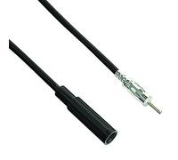 Carcoustic 6003129 Câble de Rallonge d'Antenne Prise DIN, 12 V, 3,00 m