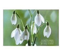 Card Box of 20 Notecards and Envelopes Snowdrop by Peony Press Peony Press (Auteur)