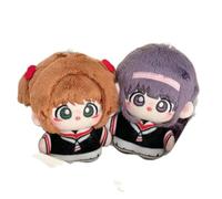 Card Captors Chibi Figurine Poupée Pendentif Mignon Sakura & Tomoyo Chibi Peluche Pendentif Porte-clés Sac À Dos Décor Accessoires