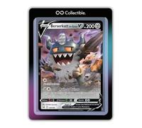 Card Collection® / Berserkatt de Galar V 129/196 Double Rare (RR) / Epée et Bouclier 11 Origine Perdue/Carte pokémon® Neuve et Originale