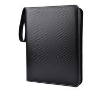 Card Collection Binder - 9 broches PU Card Folders For Trading Cards, Double-Sided Trading Card Storage Albums & Cases For Women Men Kids Boys Girls Office Home Travel Sports Game Party