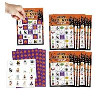 Card Game, Halloween Party Edition, Fun Family Board Toy for Kids Teens Adults, Interactive Travel Game with Spooky Theme, Couples Friends Parent-Child Play at Birthdays Holidays Camping Road Trips