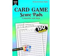 Card Game Score Sheets: Compatible with Skyjo | 150 Pages for Easy Scorekeeping | 6x9 Score Pads