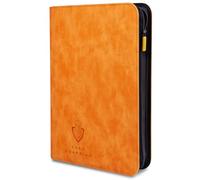 Card Guardian Classeur 9 poches avec fermeture éclair pour 504 cartes - Poches latérales pour jeux de cartes à collectionner TCG (orange)