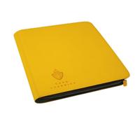 Card Guardian Classeur à 12 poches avec fermeture éclair pour 480 cartes - Poches latérales pour jeux de cartes à collectionner TCG (jaune)