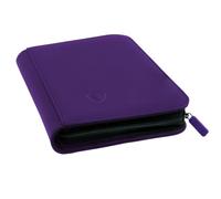 Card Guardian Classeur à 4 poches de qualité supérieure - Fermeture éclair - Espace pour 160 cartes - Compatible avec Magic, Yu-Gi-Oh, cartes de sport (violet)