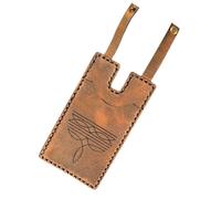 Card Holder, Leather Small Wallets, Snap Fastening Coin Pocket, Boot-Shaped Handmade Purse for Travel, Outdoor, Ladies, Daily Carry, Key Storage, Casual Use 2,99 x 4,02 in, Tan, riferimento