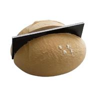 Card Holder Organizer, Contact Display Stand, Desk Information Rack, Bread Shaped MultiSurface for Storage Office Home Counter Meeting Conference Cafe School Travel Usage System Compact, 9x4.5x4.5cm
