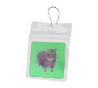 Card lenticulaire Jouet Fidget, Carte lenticulaire 3D - Carte de Chat lenticulaire de la décoration de Pendentif en clés Fidget - Abstract Art Design Calming Companion Portable pour Les déplacements,