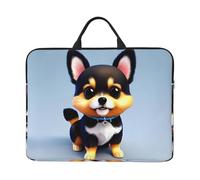 Card Love Fancy Puppy Housse pour ordinateur portable (41,9 x 31 cm) - Compatible avec les ordinateurs portables de 14" pour un rangement facile