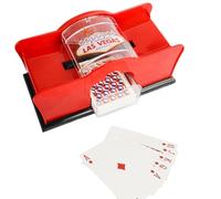 Card Manuel - Outil manuel de poker avec poignée à manivelle douce, machine de négociation de cartes pour rami | Jeu de cartes compact pour divertissement à la maison, utilisation de