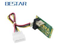 Card Mini PCI-E vers PCI-E x1 pci Express 1X rallonge mini pcie vers pcie adaptateur carte avec carte Riser USB