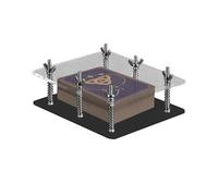 Card Press - outil d'aplature en acrylique, lisseur de carte collectionneur | Étui en appuyant sur la coque dure transparente pour l'affichage de la carte de négociation sportive, organisateur anti-gu