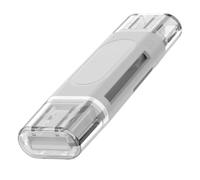 Card Reader - 4-in-1 USB Hub | High-Speed Memory Adapter for PC Phone