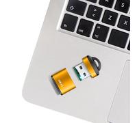 Card Reader Adapter - USB Card Reader Mini Aluminum Alloy Keychain | Memory CardReader USB 2.0 TF Microsđ High Speed Portable for Computer Car Speaker Universal Use