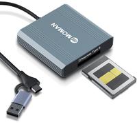 Card Reader, C1B CFexpress Type B USB C 3.1 Gen 2, Portable Aluminium Memory Card Adapter up to 10Gbps, for Android/Windows/Mac OS, CFexpress-Memory Card Reader-Adapter