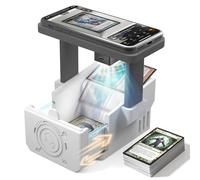 Card Scanner Pro Max - Support de scanner de cartes pour MTG & TCG, cartes à collectionner à manches et sans manches, support de téléphone avec lumière de remplissage magnétique rechargeable, 3 modes