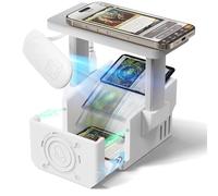 Card Scanner Pro pour Cartes à Collectionner - Support de Scanner de Cartes MTG & TCG avec lumière LED et Base magnétique, Scanner Rapidement et vérifier Le Prix des Cartes à Collectionner sans