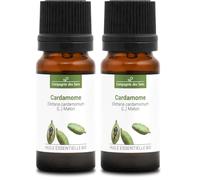 CARDAMOME BIO - 10mL - Huile Essentielle de Qualité Premium - 100% Pure, Naturelle, garantie ChromaCert® - Chémotypée & Intégrale (Lot de 2)