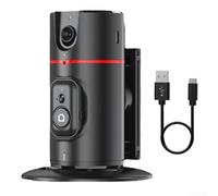 Cardan à 360 degrés pour stabilisateur avec suivi IA et télécommande pour un niveau professionnel pour une vidéo fluide (P02-noir)