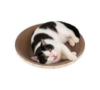 Cardboard Cat Scratcher - Round Paper Claw Grinding Pad, Durable Cat Scratcher Bed Toy | Furniture Protector for Bedroom Living Room Balcony Floor Play Area