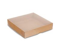 Cardboard Gift Boxes 25 Pack, Gift Boxes with Lids for Bridesmaid Proposal, Birthday, Christmas Presents, Box for Wedding or Baby Shower Favors (Kraft, 15x15x3 cm)