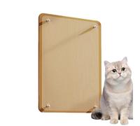 Cardboard Scratch Pad - Salon Horizontal, Grand lit | Tapis de Sol ondulé, Panneau de Garde de Bord de canapé, Bloc de Texture Large pour l'entraînement du Tapis, Couche Anti-griffale Brune Neutre