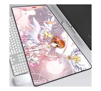 Cardcaptor Sakura 800x300mm Anime Mouse Pad, Tapis de Souris Clavier, Extended XXL Large Professional Gaming Mouse Mat with 3mm-Thick Rubber Base, for Computer PC, K