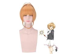 Cardcaptor Sakura carte claire Kinomoto Sakura perruque Cosplay Costume femmes résistant à la chaleur synthétique cheveux fête jeu de rôle perruques PL-439